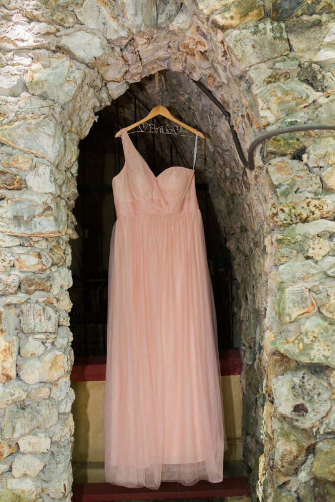 Romantic Blush Dress Detail